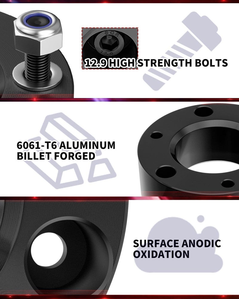 FLYCLE 3'' Leveling Lift Kit, 3 inch Front Leveling Kit Compatible with 2007-2026 Silverado/Sierra 1500, Raise Your Vehicle 3 Inches - Image 4